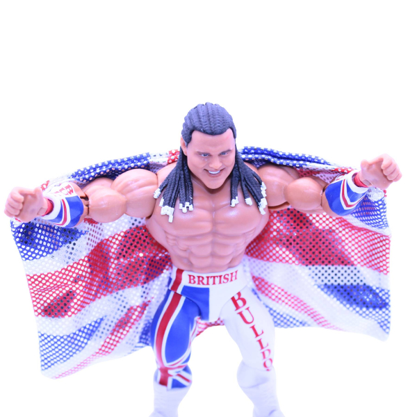 WWE Superstars British Bulldog Figur Mattel 2024 lose | Hoppla-Stuff